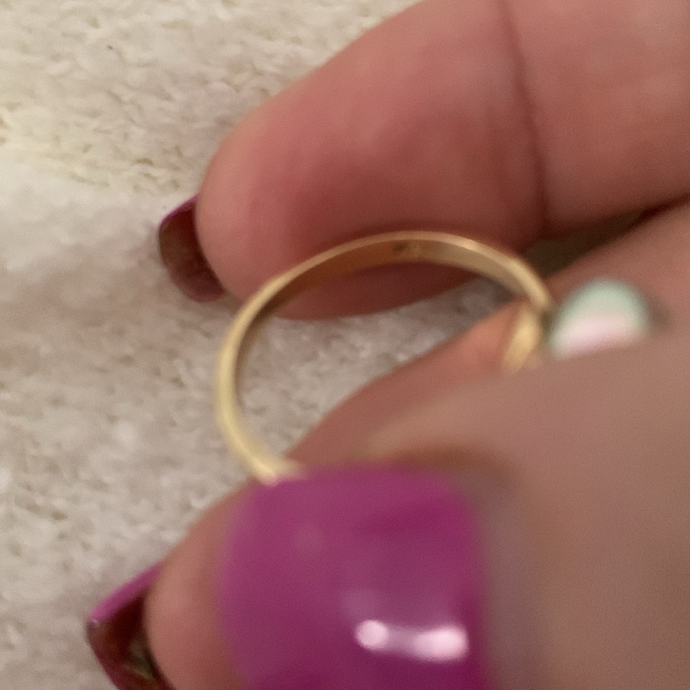 14kt gold Tihitian pearl ring sz 6 - Picture 6 of 6